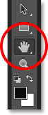 The Hand Tool in Photoshop. Image © 2014 Steve Patterson, Photoshop Essentials.com