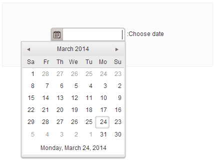 آموزش ساخت DatePicker در Kendo UI