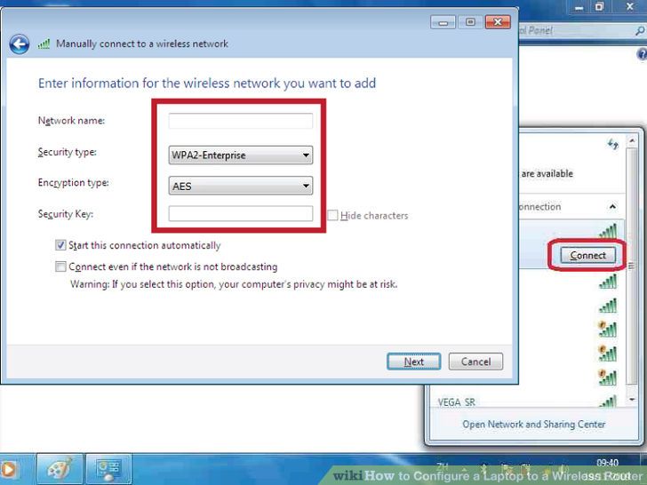 Image titled Configure a Laptop to a Wireless Router Step 6