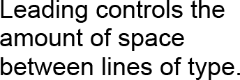 The lines of type now appear more condensed using a lower Leading value. Image © 2011 Photoshop Essentials.com