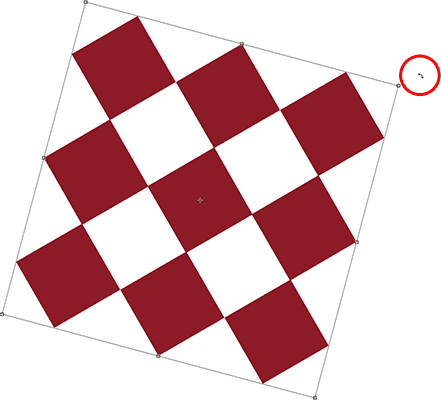 Rotating an image with Free Transform in Photoshop. Image © 2010 Photoshop Essentials.com