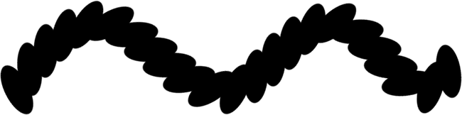 The brush now follows the direction we paint in. Image © 2010 Photoshop Essentials.com