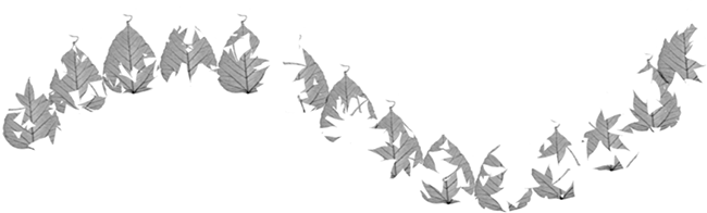 A brush stroke with the Dual Brush blend mode set to Overlay. Image © 2010 Photoshop Essentials.com