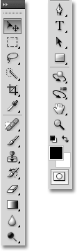 The Tools Panel in Photoshop CS4 Extended. Image © 2009 Photoshop Essentials.com.
