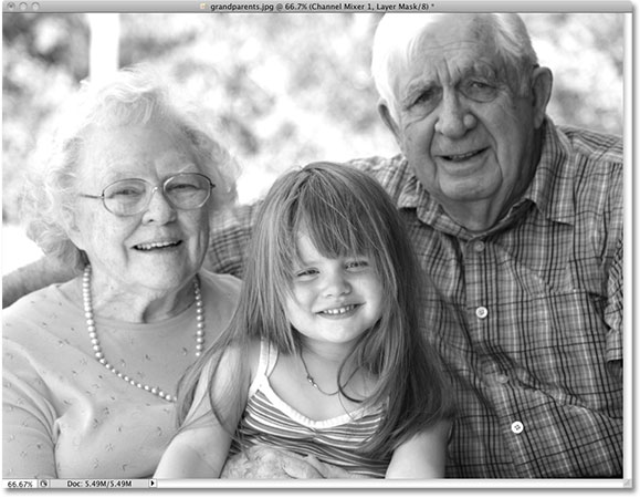 Some highlights have been blown out in the image. Image © 2010 Photoshop Essentials.com