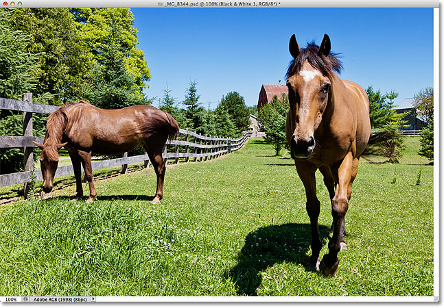 The final result. Image © 2012 Steve Patterson.