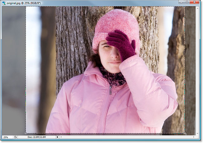 Adobe Photoshop tutorial image.