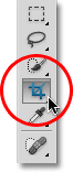 The Crop Tool in Photoshop. Image © 2010 Photoshop Essentials.com.