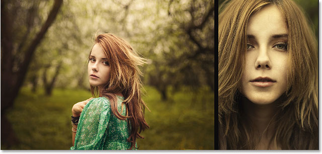 Both images are visible once again in the document. Image © 2014 Photoshop Essentials.com