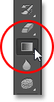 Selecting the Gradient Tool from the Tools panel. Image © 2013 Photoshop Essentials.com