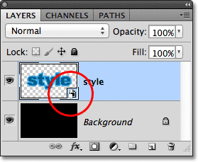 The Type layer has been converted to a Smart Object. 