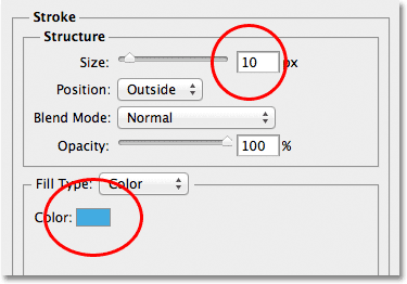 Adding a third stroke around the text.