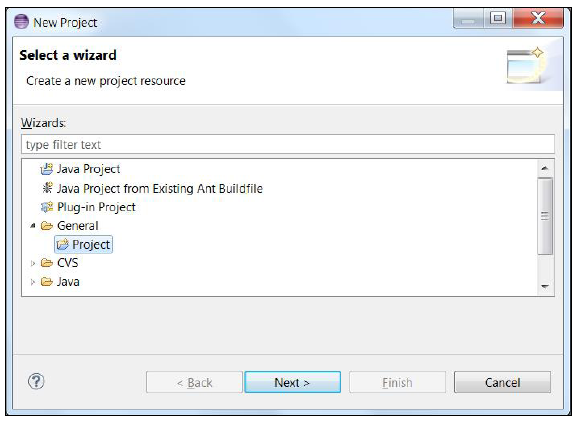 new project