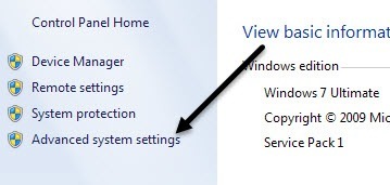 advanced system settings