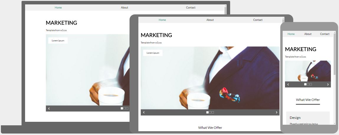 قالب آماده Marketing