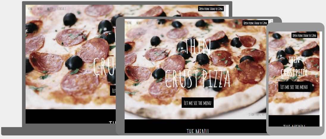 قالب آماده Pizza Restaurant