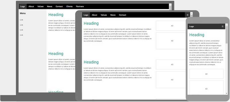 قالب آماده Web Page
